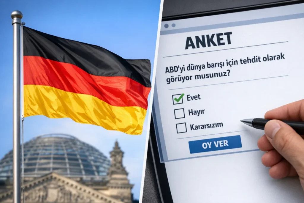Almanya’da yapılan ankette ABD, dünya barışı için risk olarak görülüyor