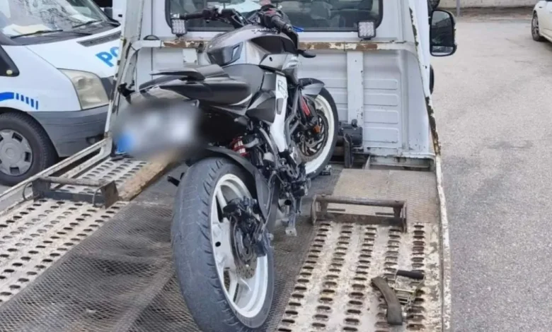 "Dur" ihtarına uymayan motosikletliye 285 bin lira ceza
