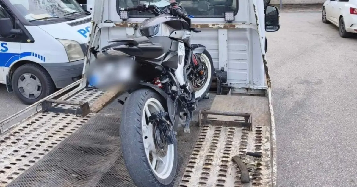“Dur” ihtarına uymayan motosikletliye 285 bin lira ceza