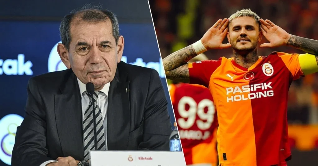 Dursun Özbek’ten Icardi mesajı: sezon sonu masaya oturacağız