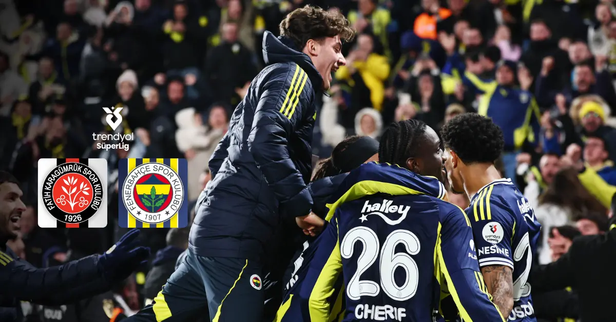 Fenerbahçe, 6 eksikle Fatih Karagümrük sınavında