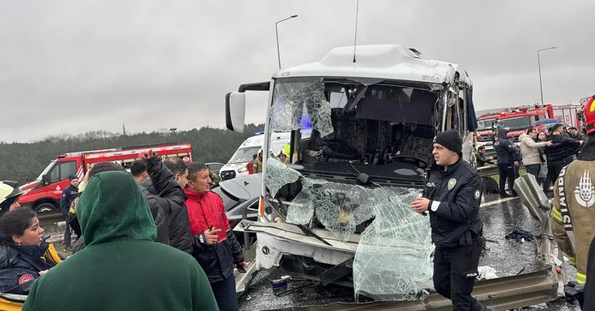 Kuzey Marmara Otoyolu’nda zincirleme kaza: Çok sayıda yaralı