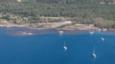 Marmaris’te deniz suyu 5 metre çekildi