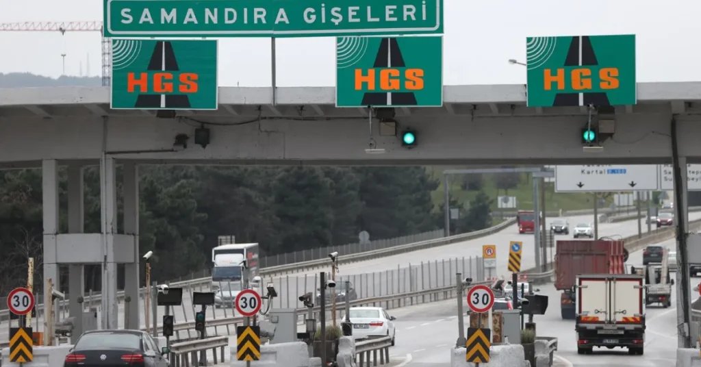 Otoyollarda HGS kullanımı 585 milyonu aştı