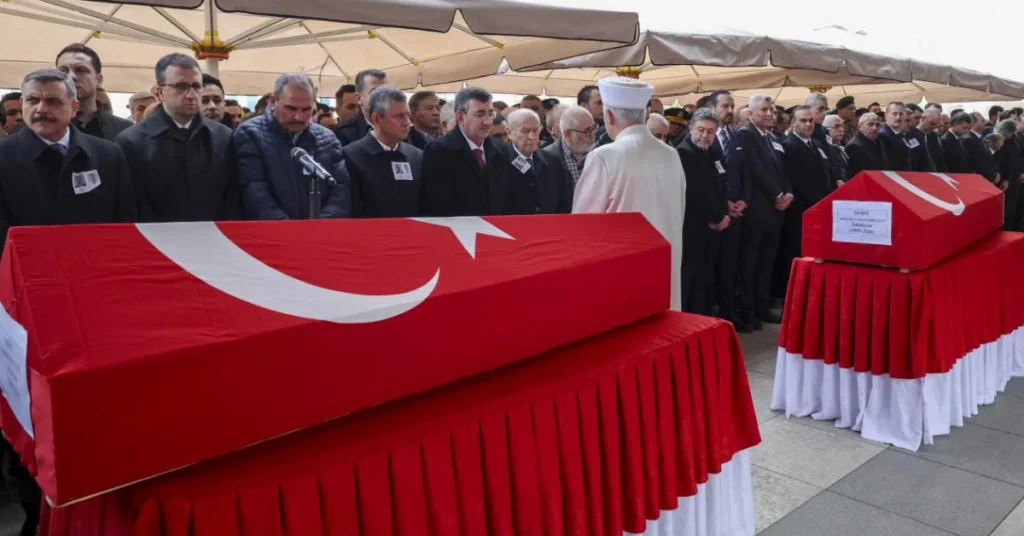 Şehit ASELSAN teknisyenleri Ankara’da son yolculuğuna uğurlandı