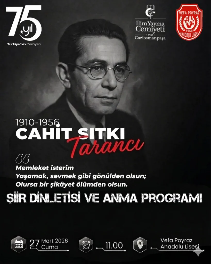 Türk Edebiyatının "Yaş Otuz Beş" şairi