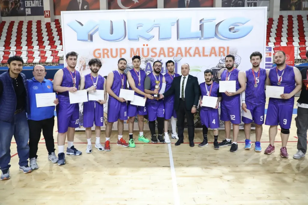 Ağrı’da YURTLİG Erkek Basketbol Grup Müsabakaları Tamamlandı