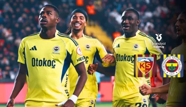 Fenerbahçe, Kayseri deplasmanında kritik virajda
