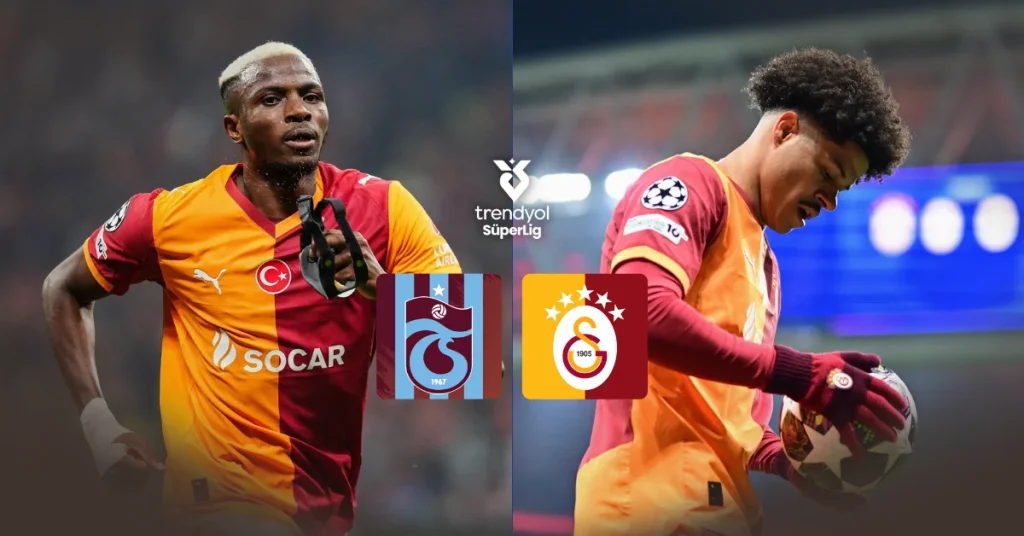 Galatasaray'ın Trabzonspor kadrosunu açıklandı, iki isim yok