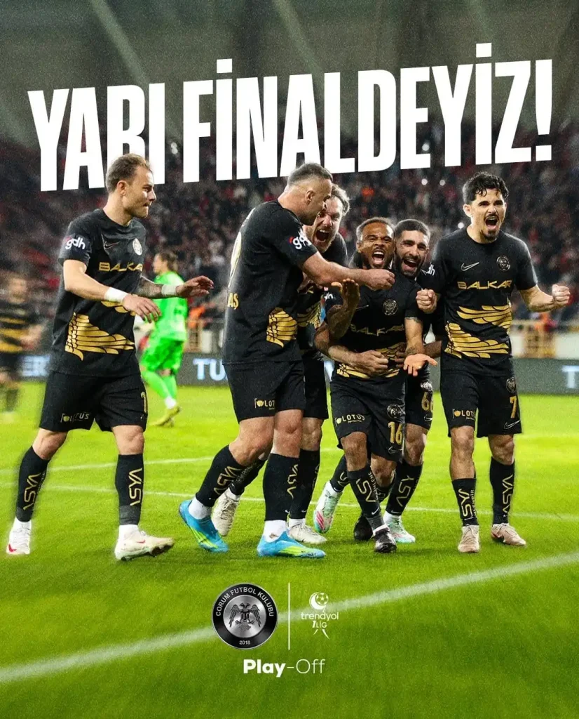 Çorum FK Play-Off'ta Yola Devam!