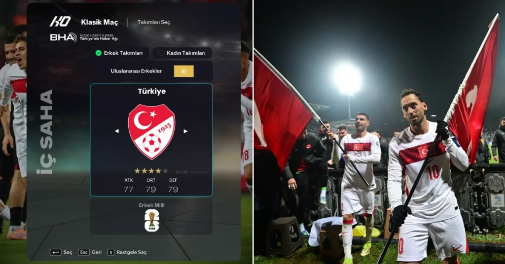 EA FC 26 için Türkiye A Milli Takımı sürprizi