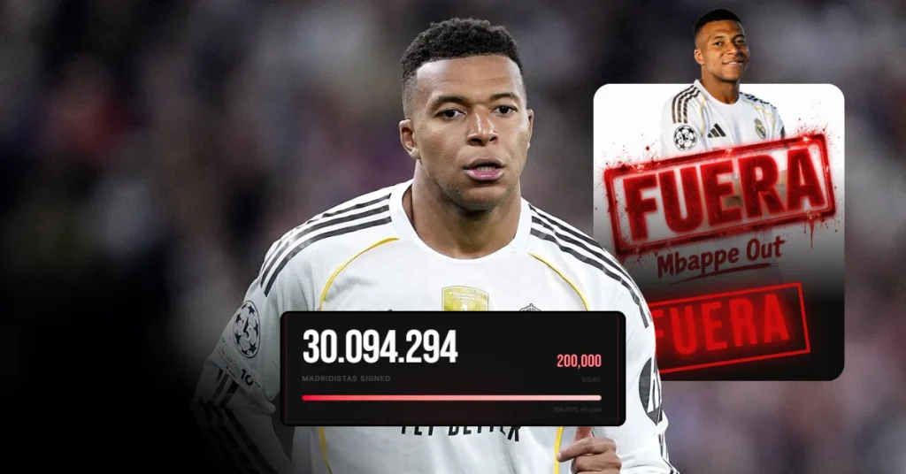 Mbappé’ye karşı 30 milyonu aşan imza
