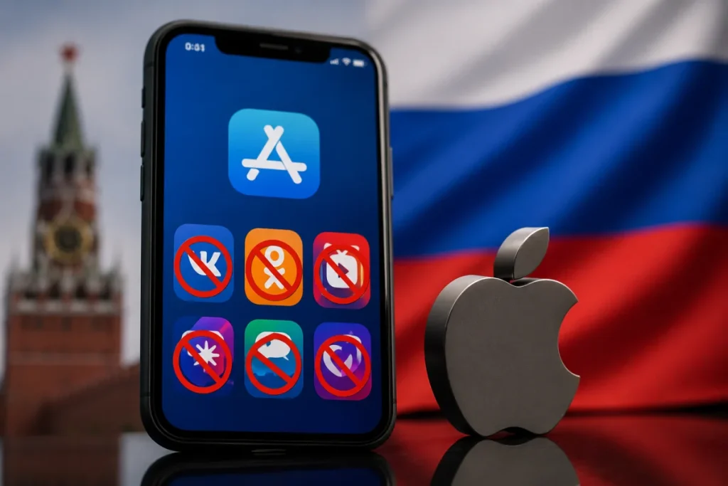 Apple'dan Rus sosyal medya uygulamalarına erişim kısıtlaması