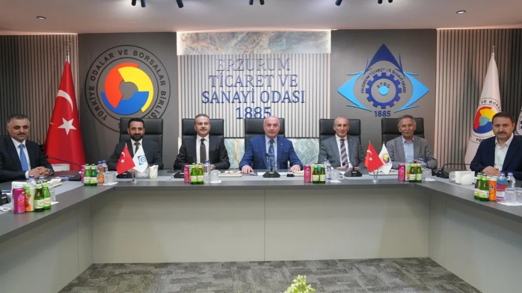 Duhok Ticaret ve Sanayi Odası ile IKBY heyetinden ETSO'ya ziyaret