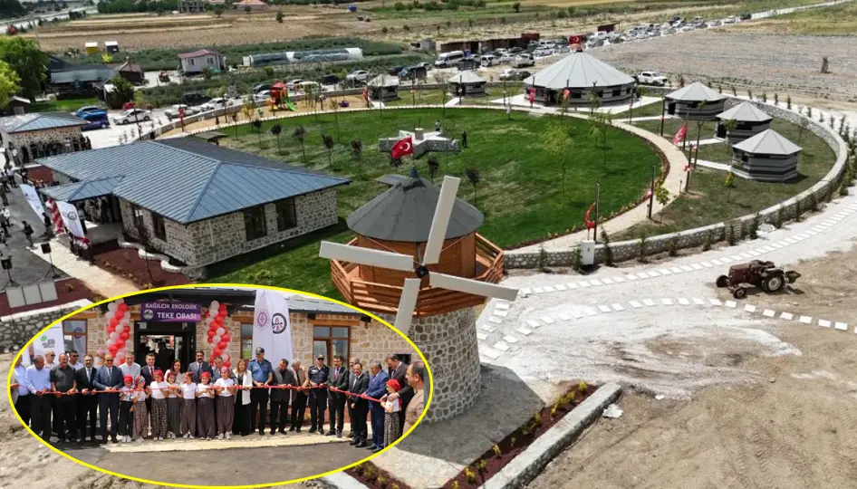 "Kağılcık Ekolojik Teke Obası" törenle hizmete açıldı