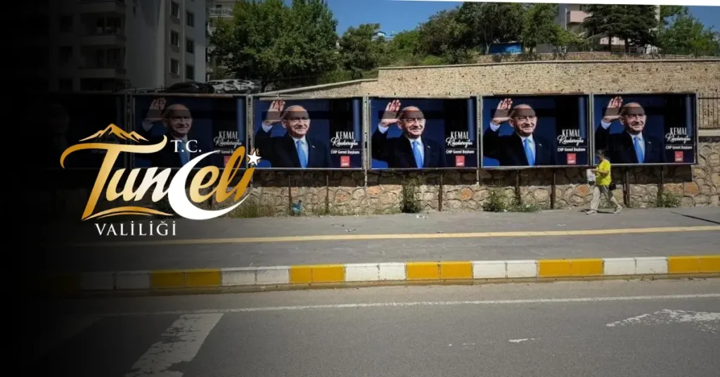 Kılıçdaroğlu afişleriyle ilgili tartışmaya Tunceli Valiliği'nden açıklama