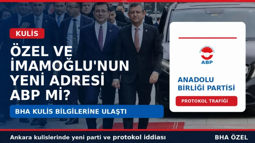 Özgür Özel ve ekibinin yeni adresi Anadolu Birliği Partisi mi?