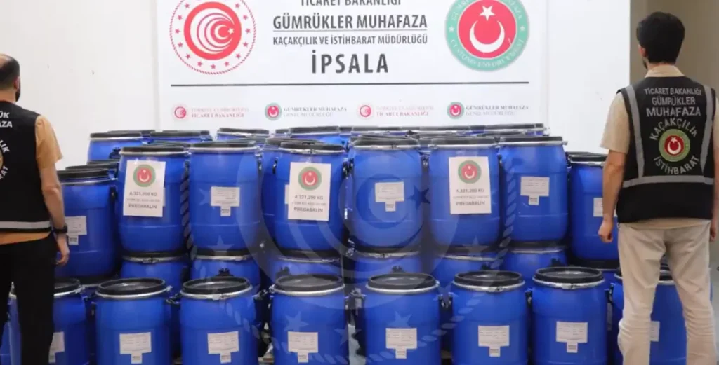 Sınır kapısı'nda 4 ton uyuşturucu ele geçirildi