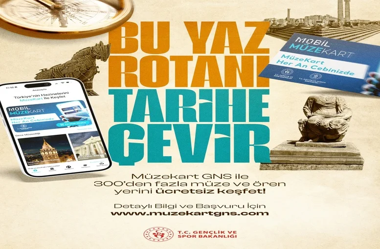 19-25 yaş arasındaki gençlere ücretsiz Müzekart desteği