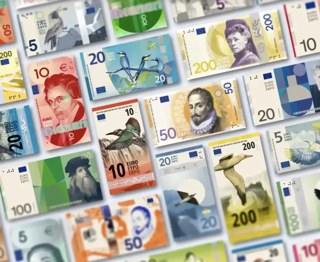 ECB'den yeni euro banknotları için halk oylaması