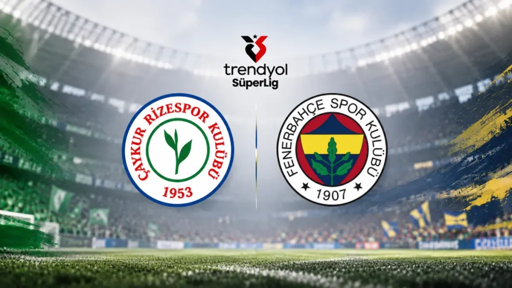 Çaykur Rizespor 0-3 Fenerbahçe | Maç sonucu ve özeti